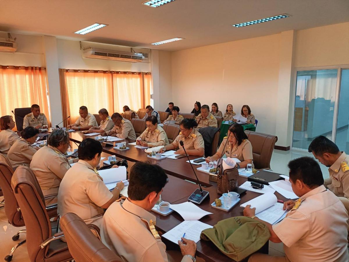 ประชุมสภาเทศบาลตำบลเมืองเก่า  สมัยสามัญ สมัยแรก ครั้งที่ 1 ประจำปี พ.ศ.2569